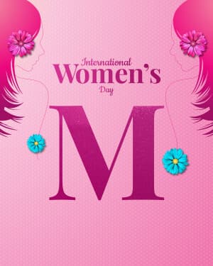 Basic Alphabet - International Women's Day poster Maker