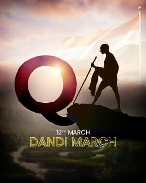 Premium Alphabet - Dandi March marketing flyer