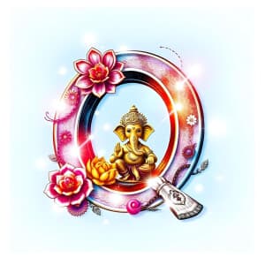 Ganesh Chaturthi Alphabet facebook ad banner