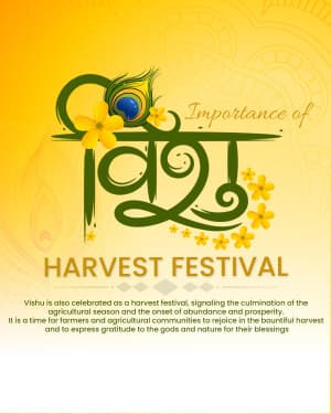 Importance of Vishu event advertisement