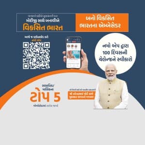 BJP Gujarat promotional post