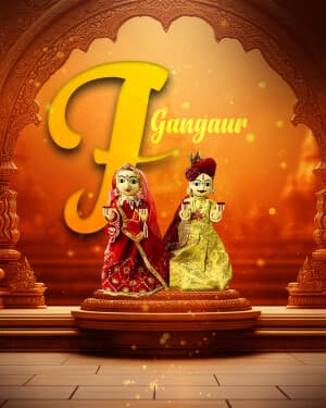 Special Alphabet - Gangaur creative image