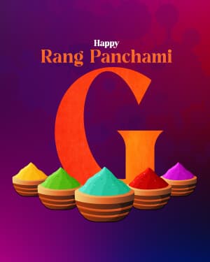 Basic Alphabet - Rang Panchami Facebook Poster