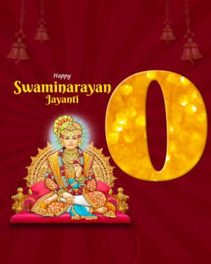 Special Alphabet - Swaminarayan Jayanti Instagram Post