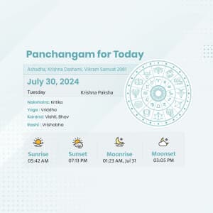 Panchangam Instagram banner