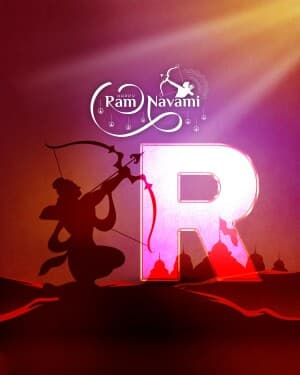 Special Alphabet - Ram Navami illustration