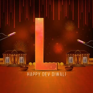 Dev Diwali  Premium Theme marketing flyer