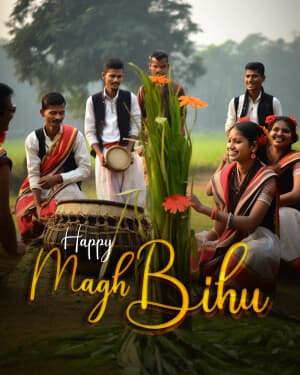 Exclusive Collection of Magh Bihu poster Maker