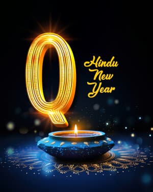 Exclusive Alphabet - Hindu New Year graphic