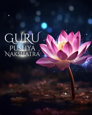 Exclusive Collection - Guru pushya nakshatra flyer