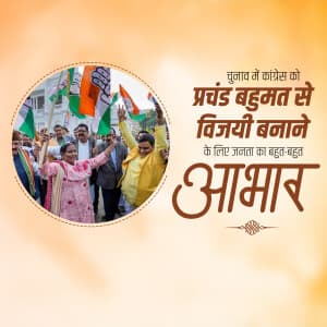 Congress Result banner