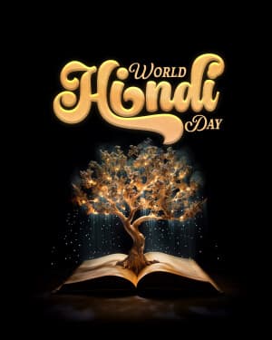 Exclusive Collection of World Hindi Day poster