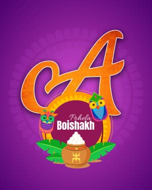 Special Alphabet - Pohela Boishakh event poster
