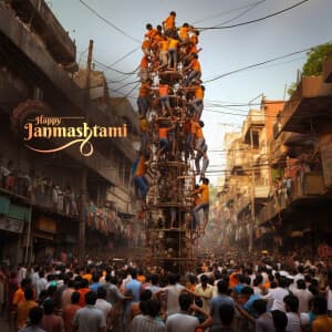 Janmashtami Exculsive collection poster