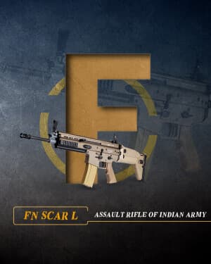 Army Exclusive Alphabet ad post