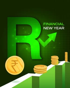 Basic alphabet - Financial New Year illustration