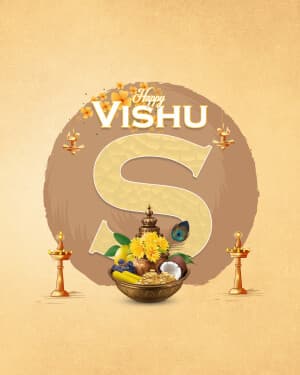 Alphabet - Vishu Instagram Post