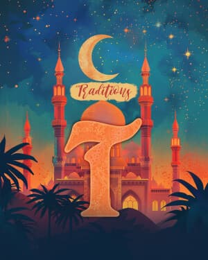 Exclusive Alphabet - Ramadan greeting image