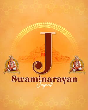 Basic Alphabet - Swaminarayan Jayanti graphic