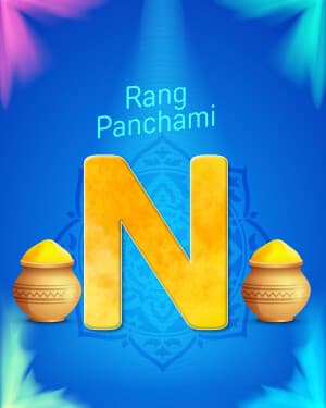 Special Alphabet - Rang Panchami Facebook Poster