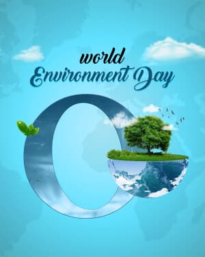 Basic Alphabet - World Environment Day Instagram Post