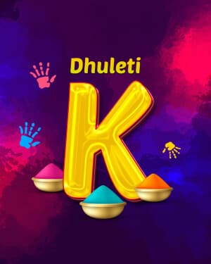 Special Alphabet - Dhuleti graphic