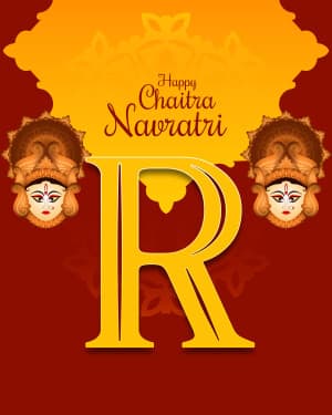 Basic Alphabet - Chaitra Navratri illustration