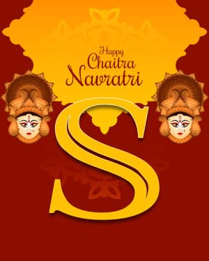 Basic Alphabet - Chaitra Navratri graphic