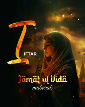 Exclusive Alphabet - Jamat Ul Vida marketing poster