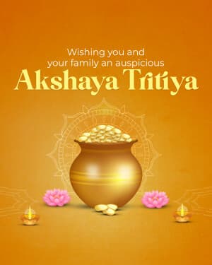 Akshaya Tritiya event advertisement