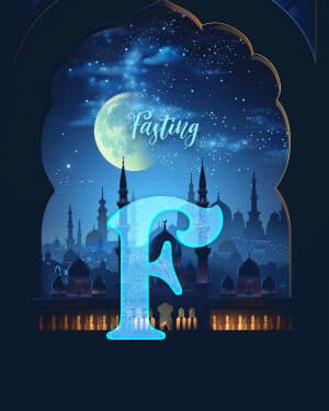 Exclusive Alphabet - Ramadan flyer