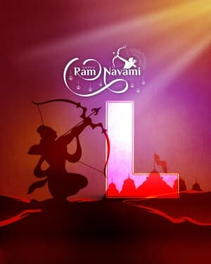 Special Alphabet - Ram Navami creative image