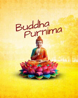 Exclusive Collection - Buddha Purnima illustration