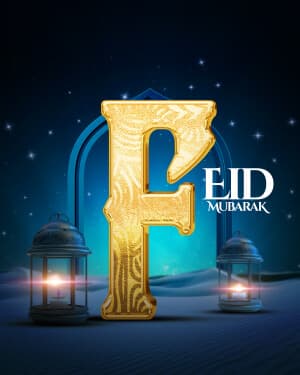 Special Alphabet - Eid al Fitr event poster