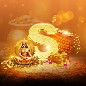 Dhanteras Exclusive Theme Social Media post