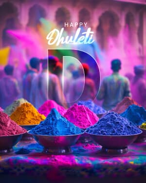 Basic Alphabet - Dhuleti Facebook Poster