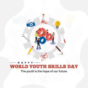 World Youth Skills Day event poster