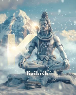 Exclusive Alphabet - Maha Shivaratri Instagram Post