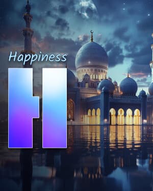 Exclusive Alphabet - Eid al Fitr greeting image