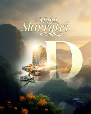 Premium Alphabet - Maha Shivaratri poster