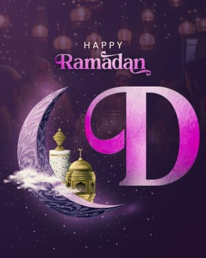 Special Alphabet -  Ramadan marketing poster