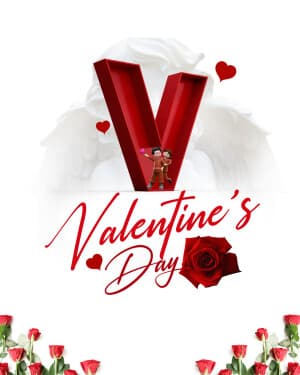 Valentine's Day Premium Alphabet festival image
