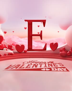 Valentine's Day Special Alphabet flyer