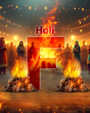 Basic Alphabet - Holi flyer