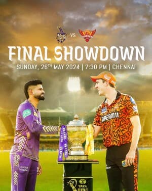 TATA IPL 2024 Social Media poster