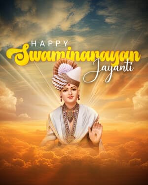 Exclusive Collection - Swaminarayan Jayanti poster