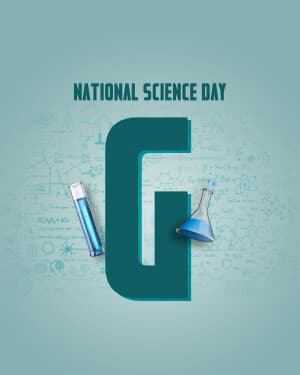 Basic Alphabet - National Science Day graphic