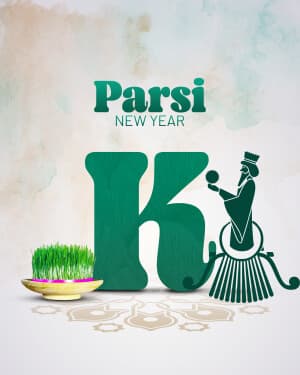 Special Alphabet - Parsi New year poster Maker