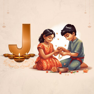 Bhai Dooj Special Theme Social Media poster