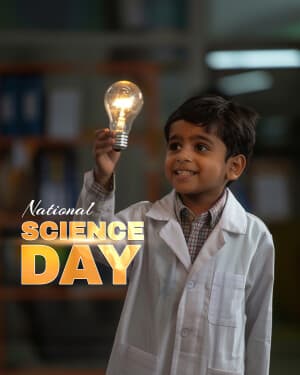 Exclusive Collection - National Science Day flyer